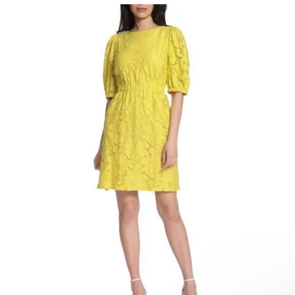 🌻NWT Maggy London Floral Lace Dress - Picture 1 of 10